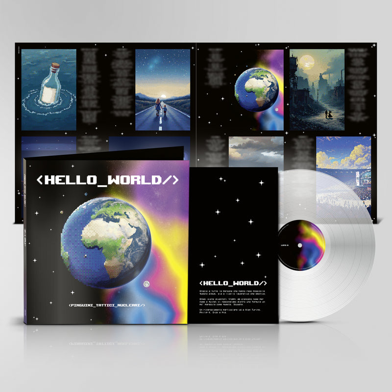 Pinguini Tattici Nucleari - Hello World (Lp Colorato Cloudy White) | Vinile