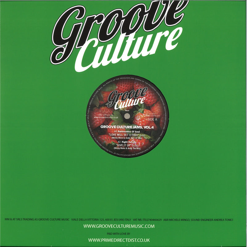 Reverendos Of Soul Serge Funk - Groove Culture Jams Vol.4 (12") | LP