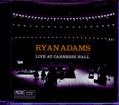 Adams, Ryan - Ten Songs From Live At Carnegie Hall | CD